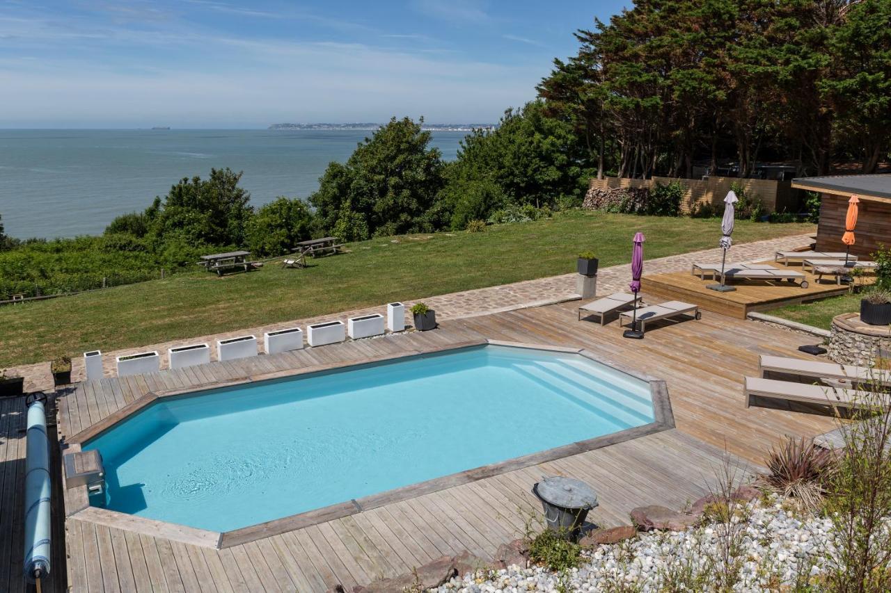 Domaine Du Grand Bec Bed and Breakfast Villerville Eksteriør billede